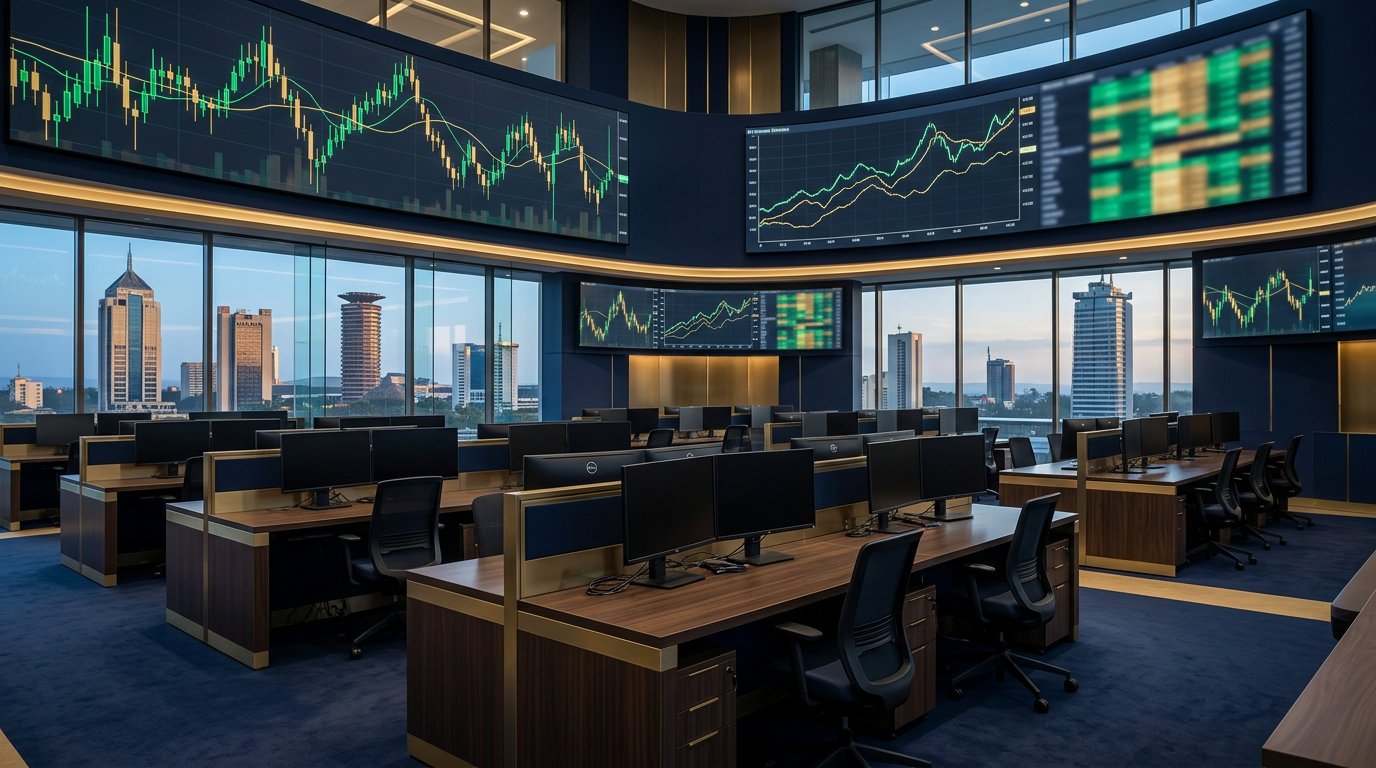 Nairobi Securities Exchange market analysis screens